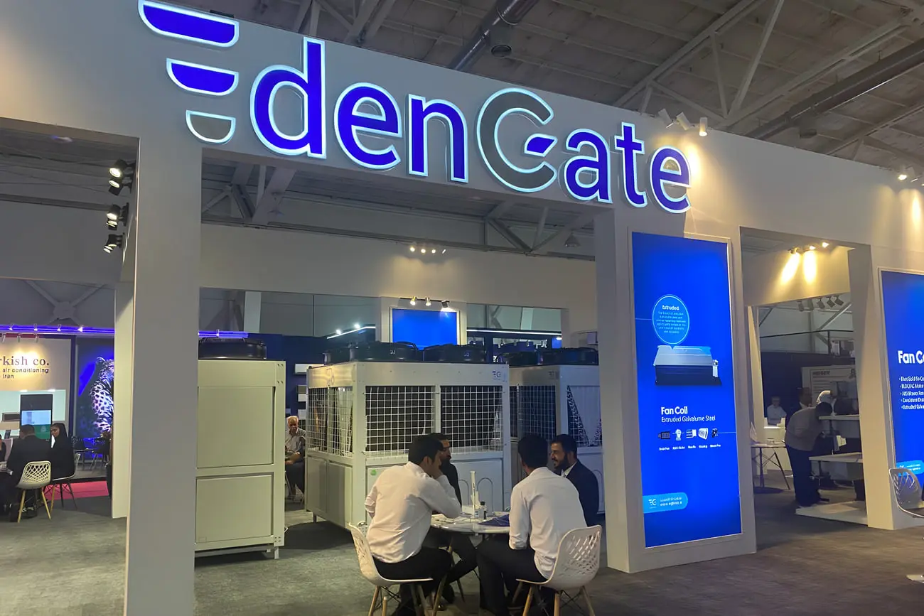 چیلر ماژولار ایدن‌گیت (EdenGate) در غرفه نمایشگاه تاسیسات