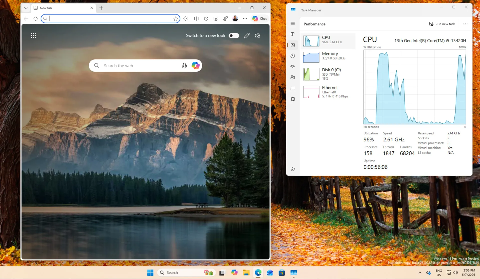 تأثیر اجرای اج روی فرکانس پردازنده - Low Latency Profile on