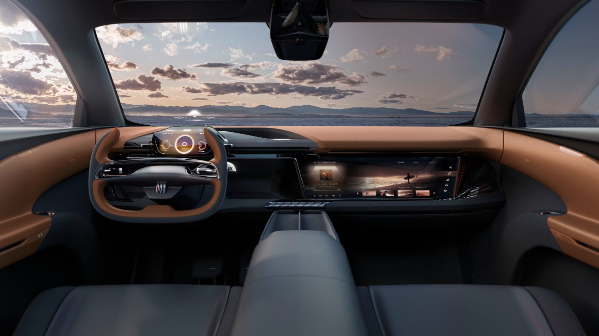 نمای داخل کابین خودرو بیوک الکترا GS