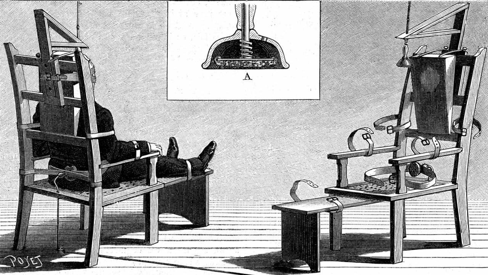 یک دندانپزشک صندلی الکتریکی را اختراع کرد