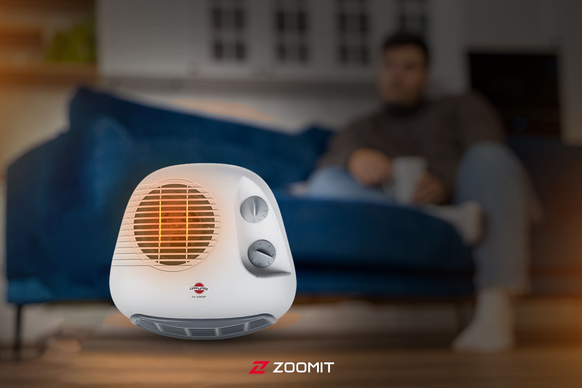 بخاری برقی فن دار