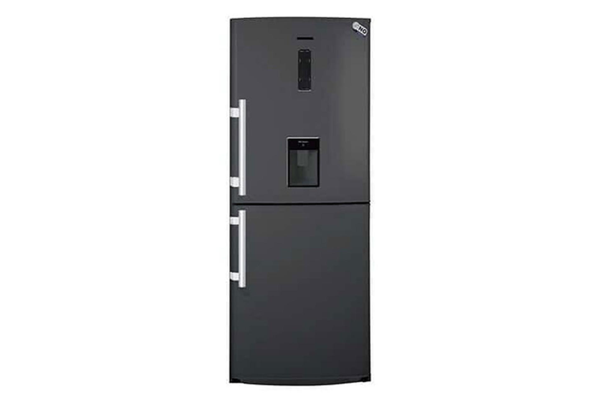 یخچال فریزر الکترواستیل ElectroSteel Sequence Plus ES34 نمای جلو رنگ مشکی