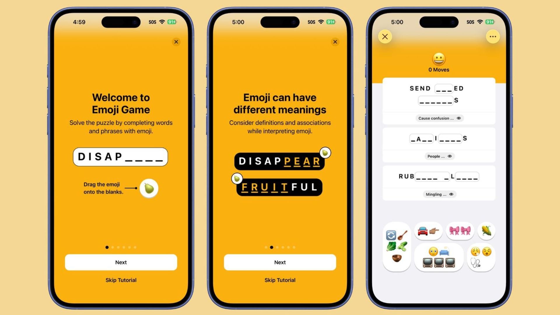 بازی اموجی iOS 26