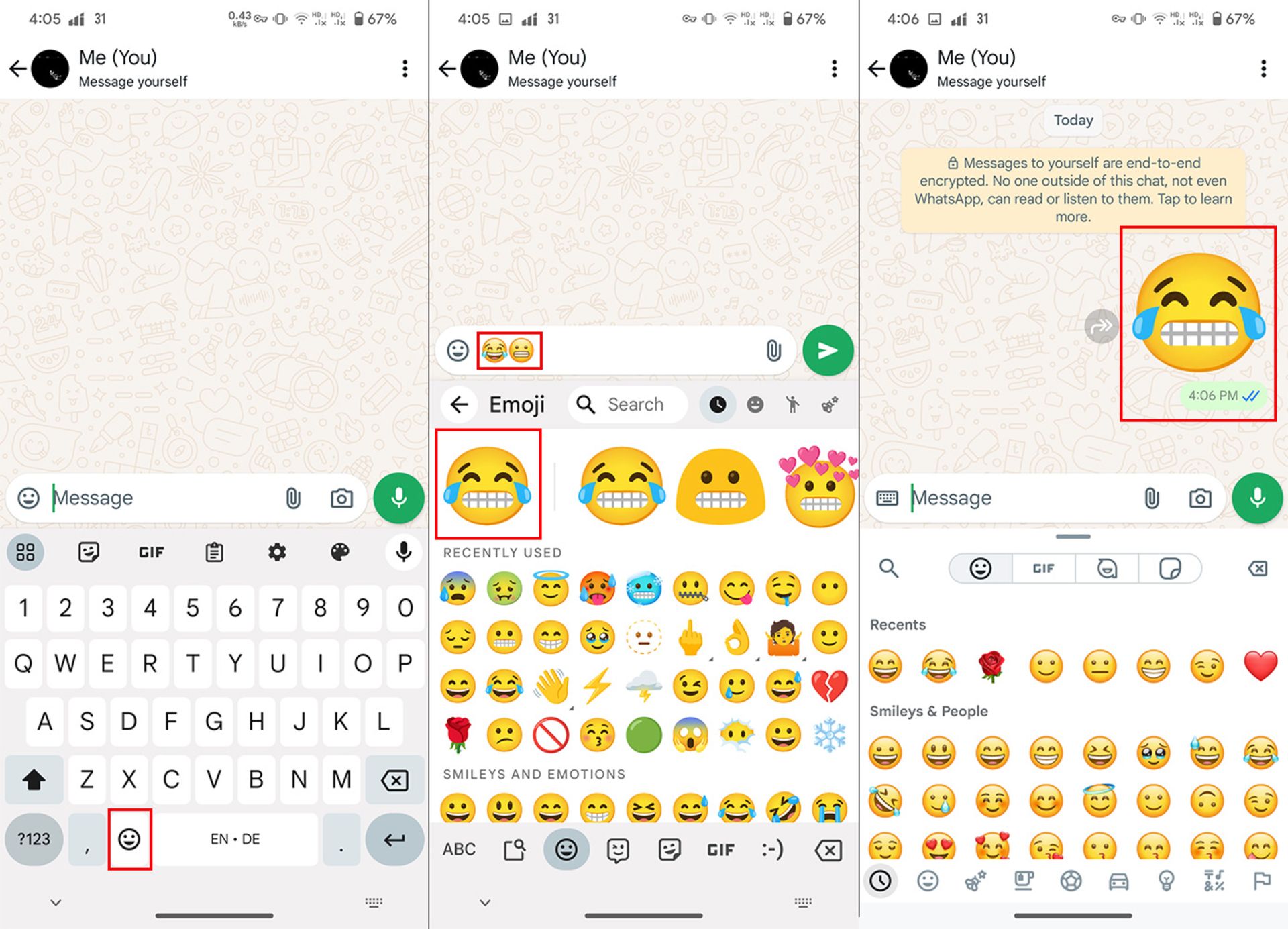 مراحل استفاده از قابلیت Emoji Kitchen در کیبورد Gboard اندروید