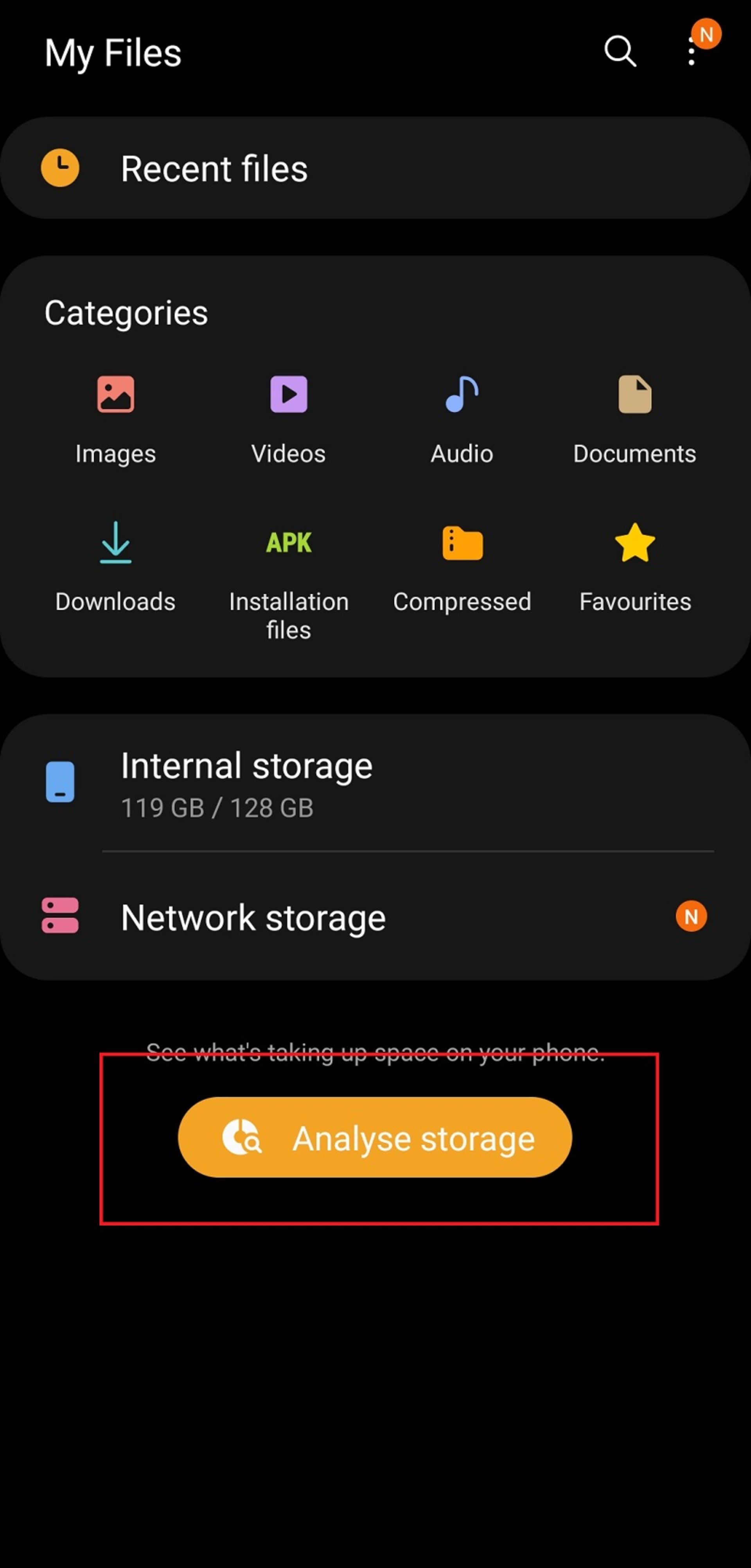  Analyse Storage در گوشی‌های سامسونگ