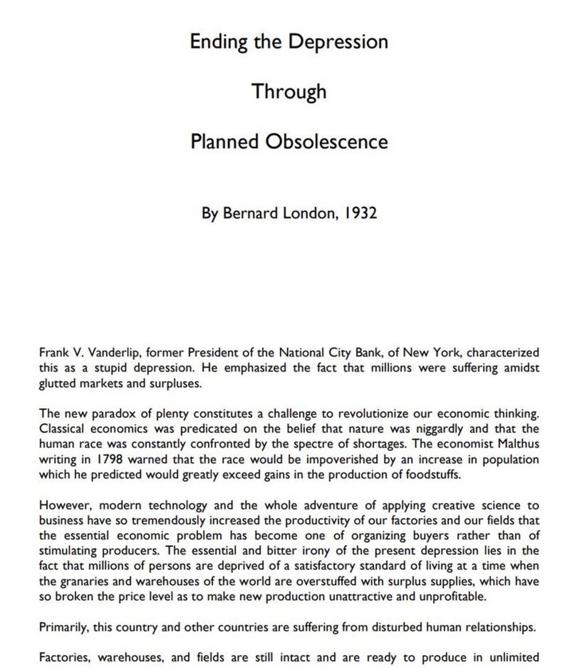 اسکرین شات مقاله پایان دادن به رکود از طریق کهنه‌سازی برنامه‌ریزی‌شده