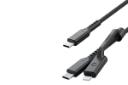 کانکتور کابل شارژ USB انرجیا Type-C به Type-C+Lightning مدل Flow Duo با طول 1.5 متر
