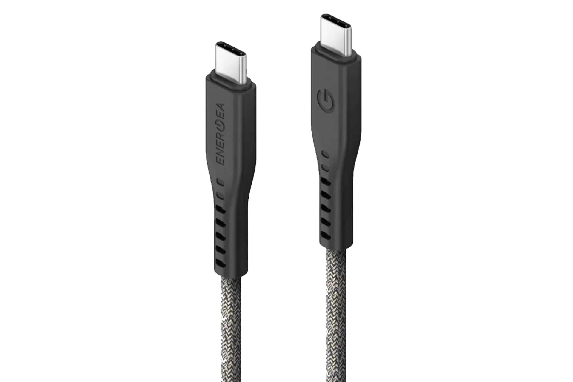 کابل شارژ USB انرجیا Type-C به Type-C مدل Flow USB3.2 Gen2 با طول 0.30 متر