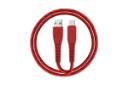 کابل شارژ USB انرجیا Type-A به Type-C مدل NyloFlex با طول 3 متر رنگ قرمز