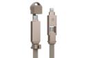 کانکتور کابل شارژ USB انرجیا Type-C به Type-C+Lightning مدل Sheath با طول 0.15 متر