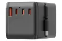 شارژر انرجیا TravelWorld Adaptor GAN85 اتصالات از نمای راست
