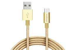 کانکتور و اتصال کابل شارژ USB انرجایزر Type-A به Micro-USB مدل C13UBMCGGD4 با طول 1.2 متر