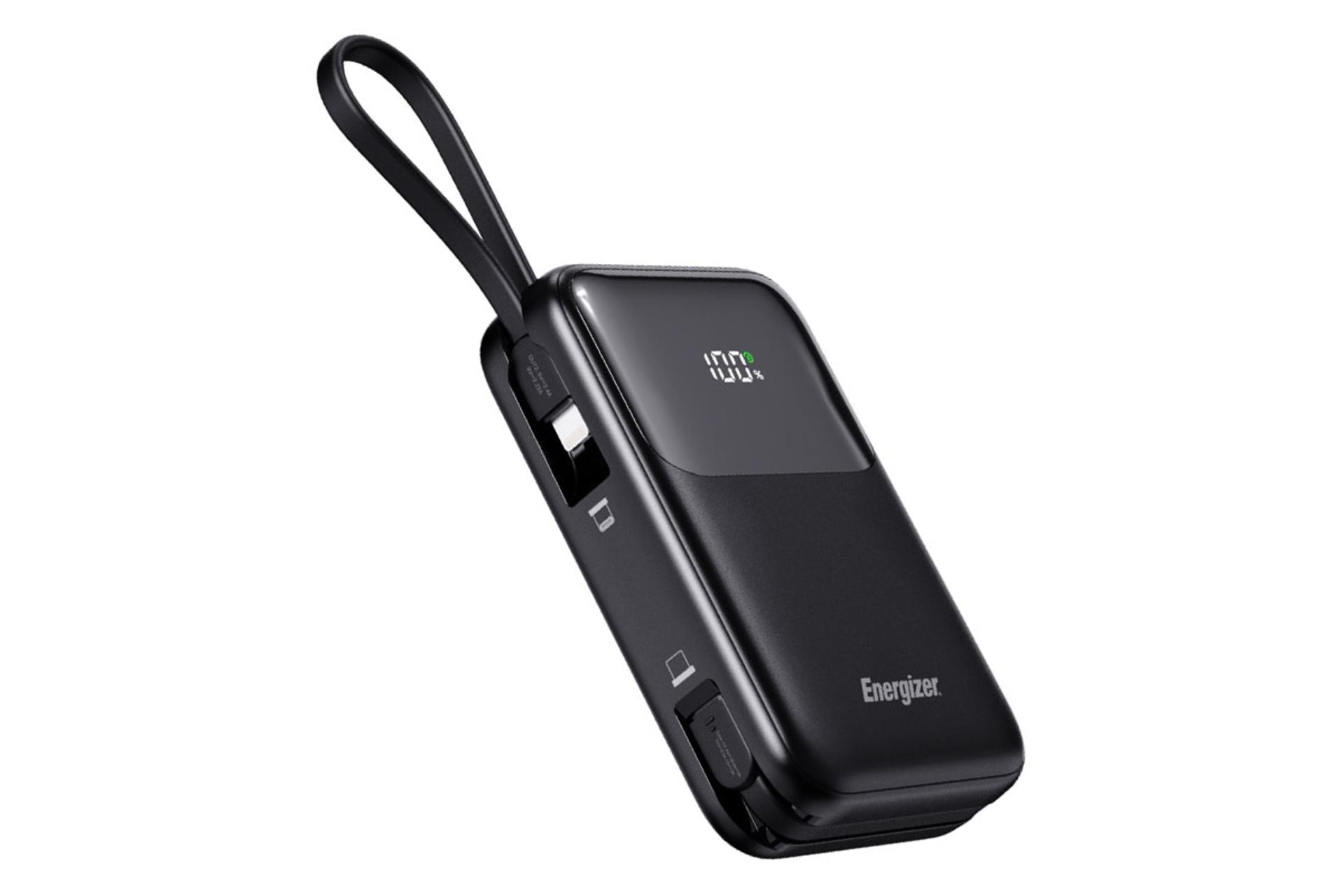 پاور بانک انرجایزر Energizer UE20075PQ 20000mAh از نمای کناری