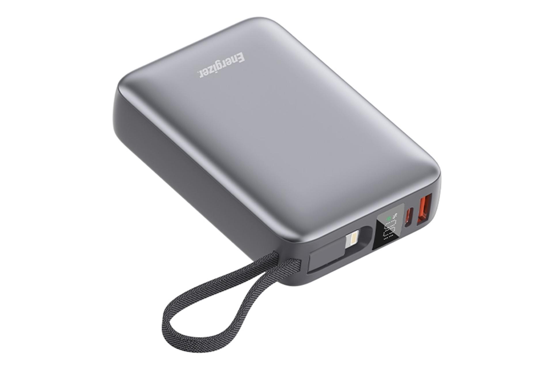 پاور بانک انرجایزر Energizer UE20085PQ 20000mAh از نمای جانبی