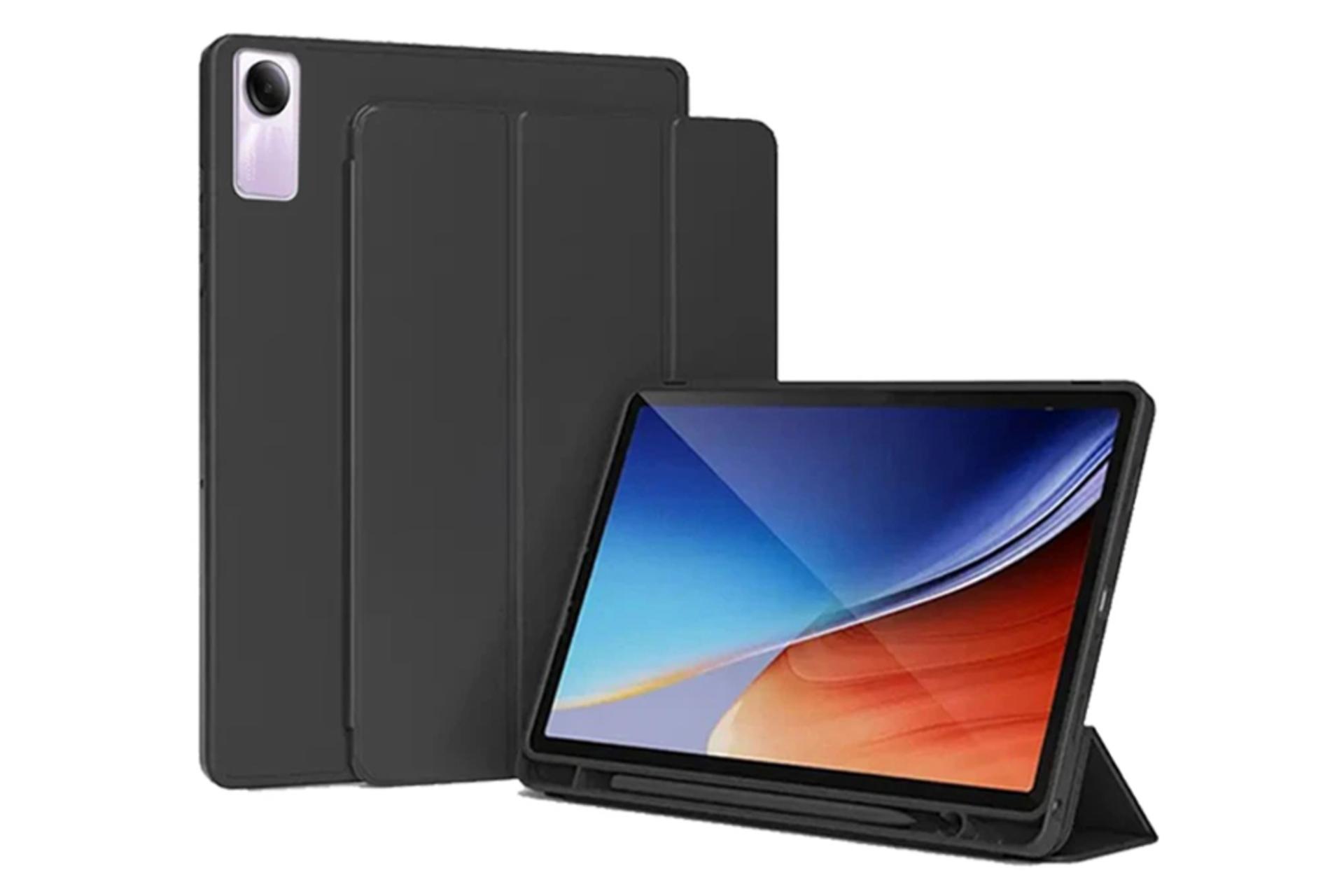 ابعاد و اندازه قاب تبلت کیف کلاسوری اپیکوی مدل Smart مناسب شیائومی Redmi Pad SE