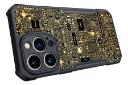 نمای نیمرخ پنل پشت قاب گوشی اپیکوی مدل Xundd Gold مناسب اپل iPhone 13 Pro Max