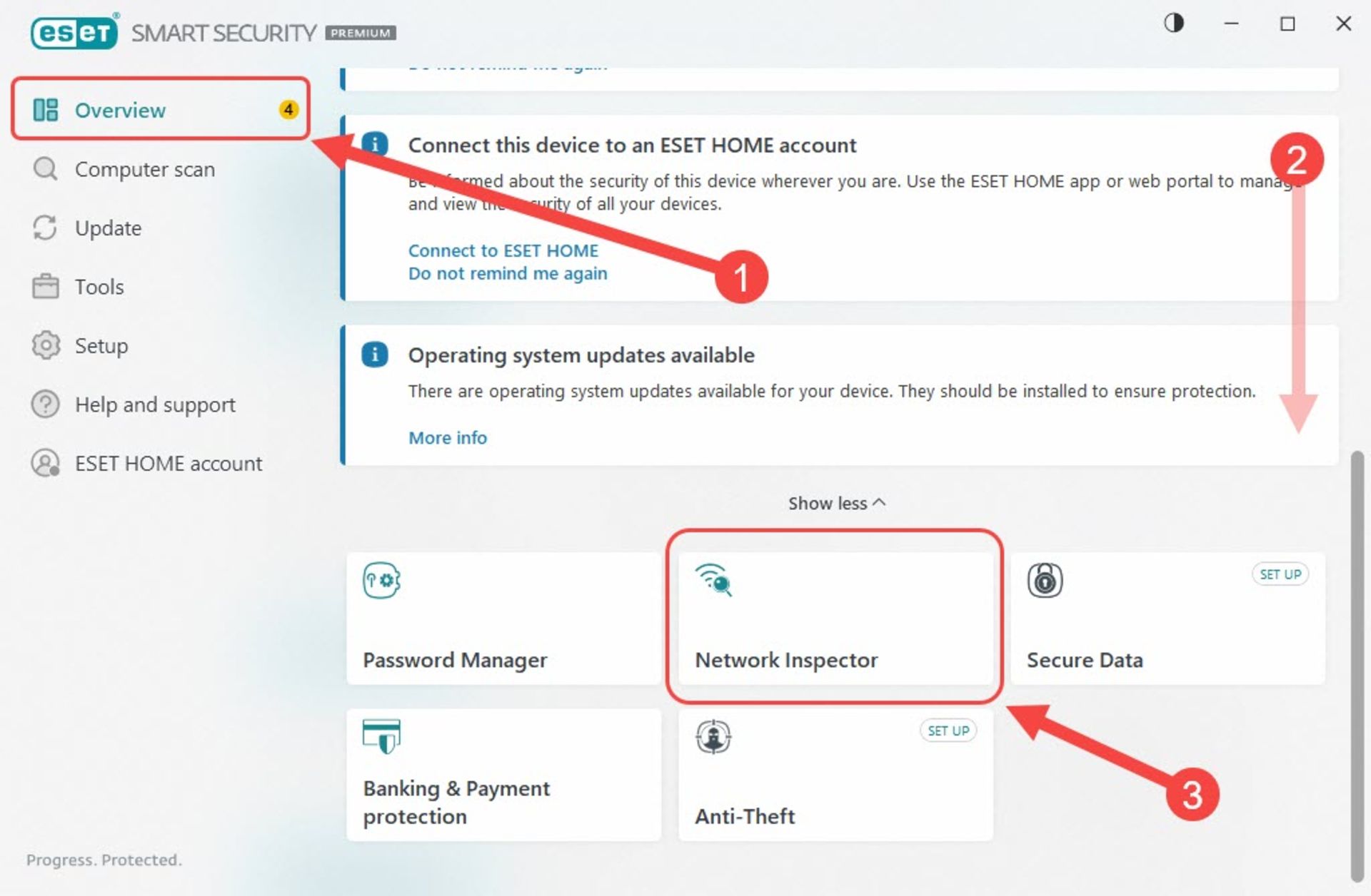 محیط ESET Smart Security