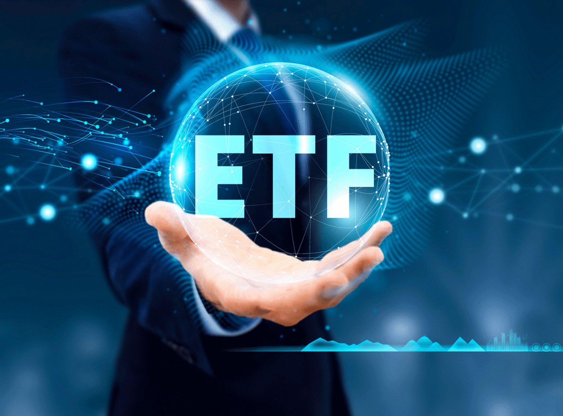 دست درحال گرفتن ETF