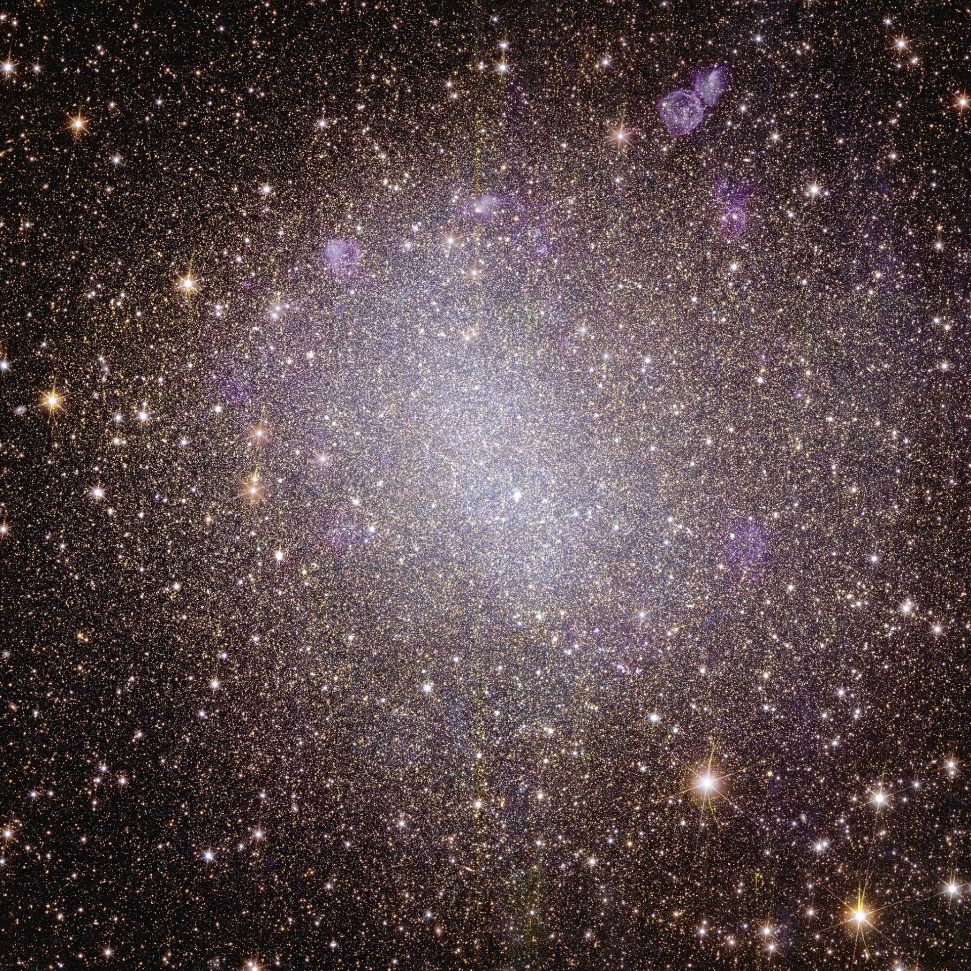 کهکشان NGC 6822 از نگاه تلسکوپ فضای اقلیدس