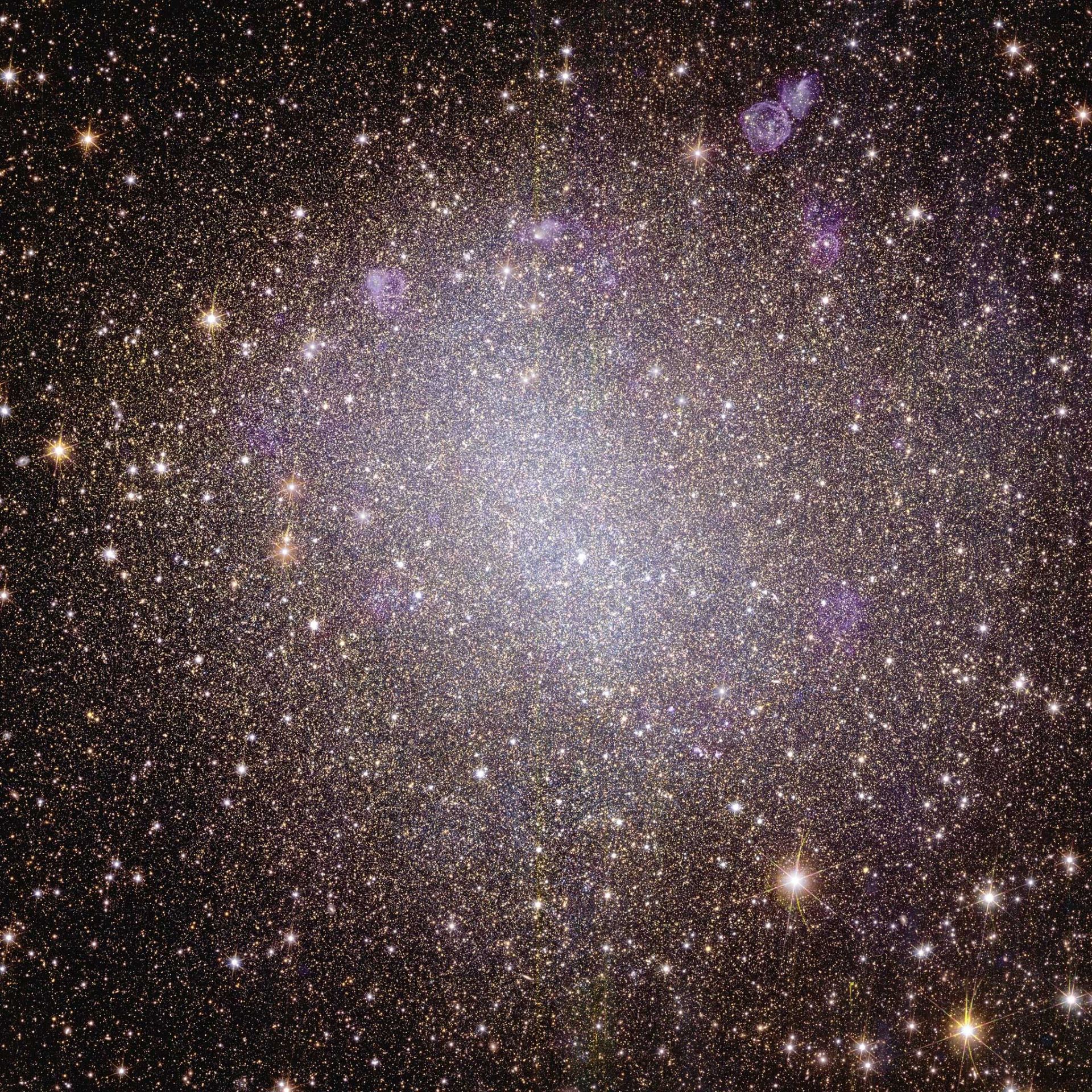 کهکشان NGC 6822 از نگاه تلسکوپ فضای اقلیدس