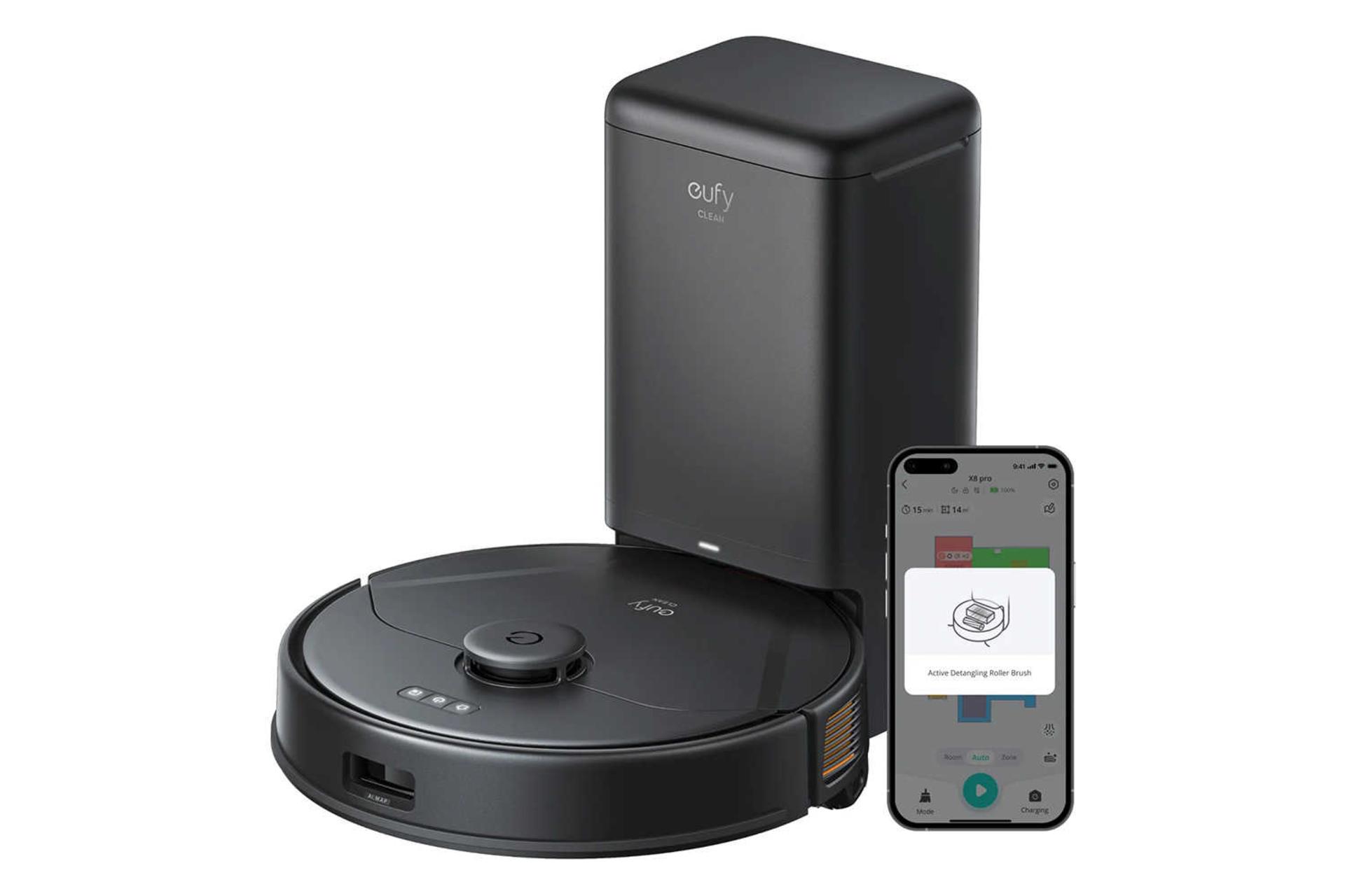 اپلیکیشن جارو رباتیک یوفی X8 Pro SES