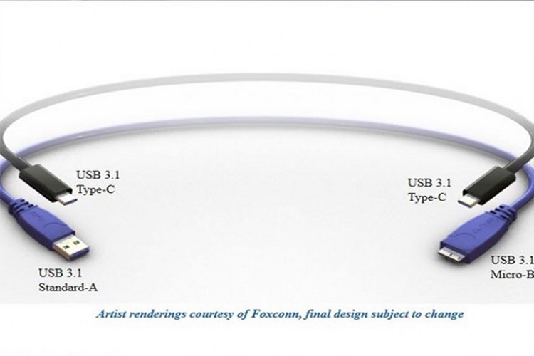 دو انتهای کابل USB در آینده‌ی نزدیک، یک شکل می‌شود؛ اولین تصویر از کابل ...