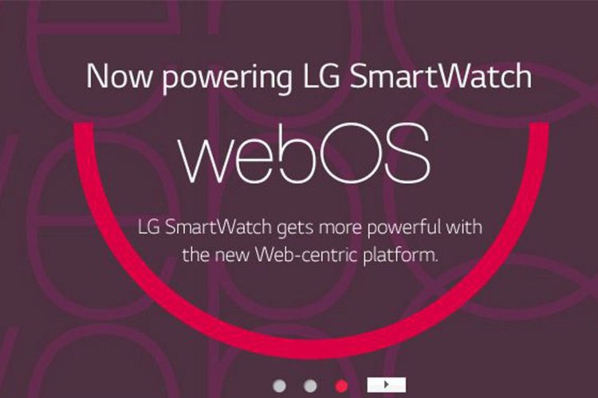 webOS LG Smartwatch