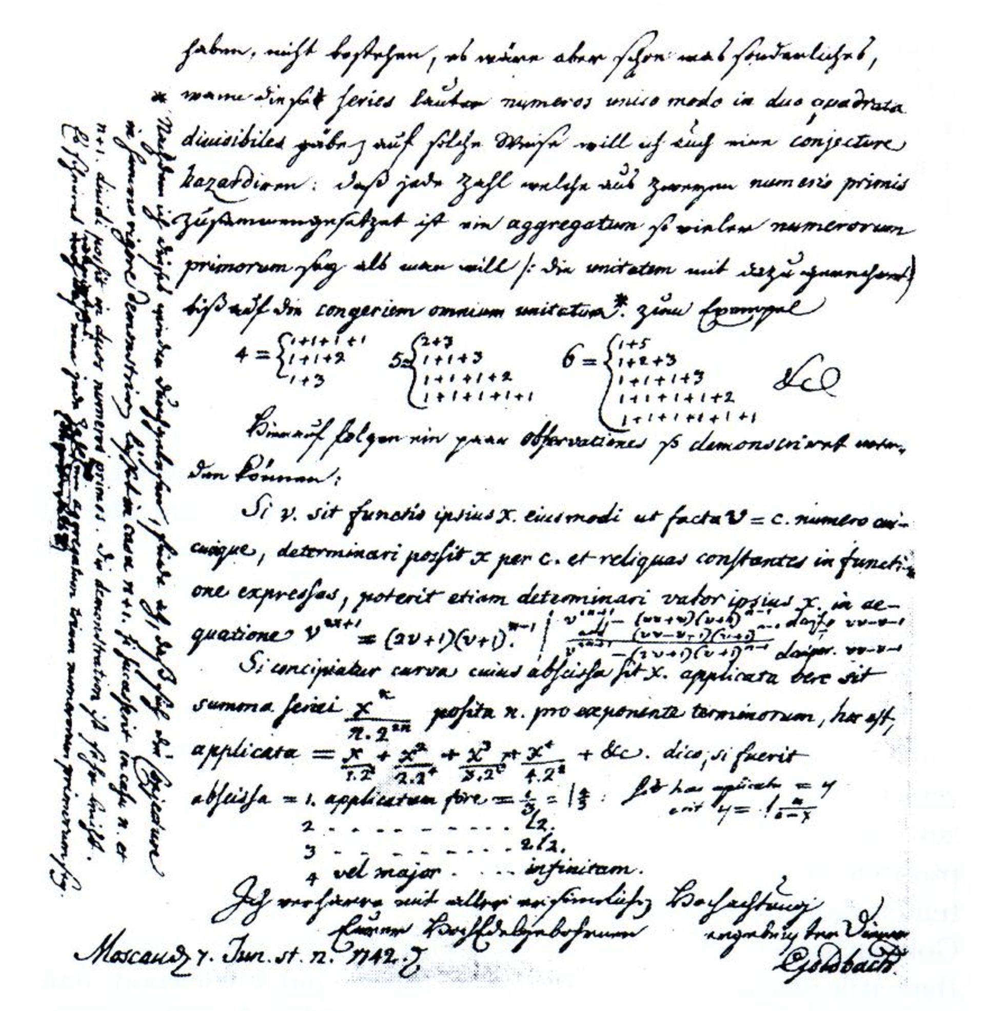 letter goldbaxh-euler