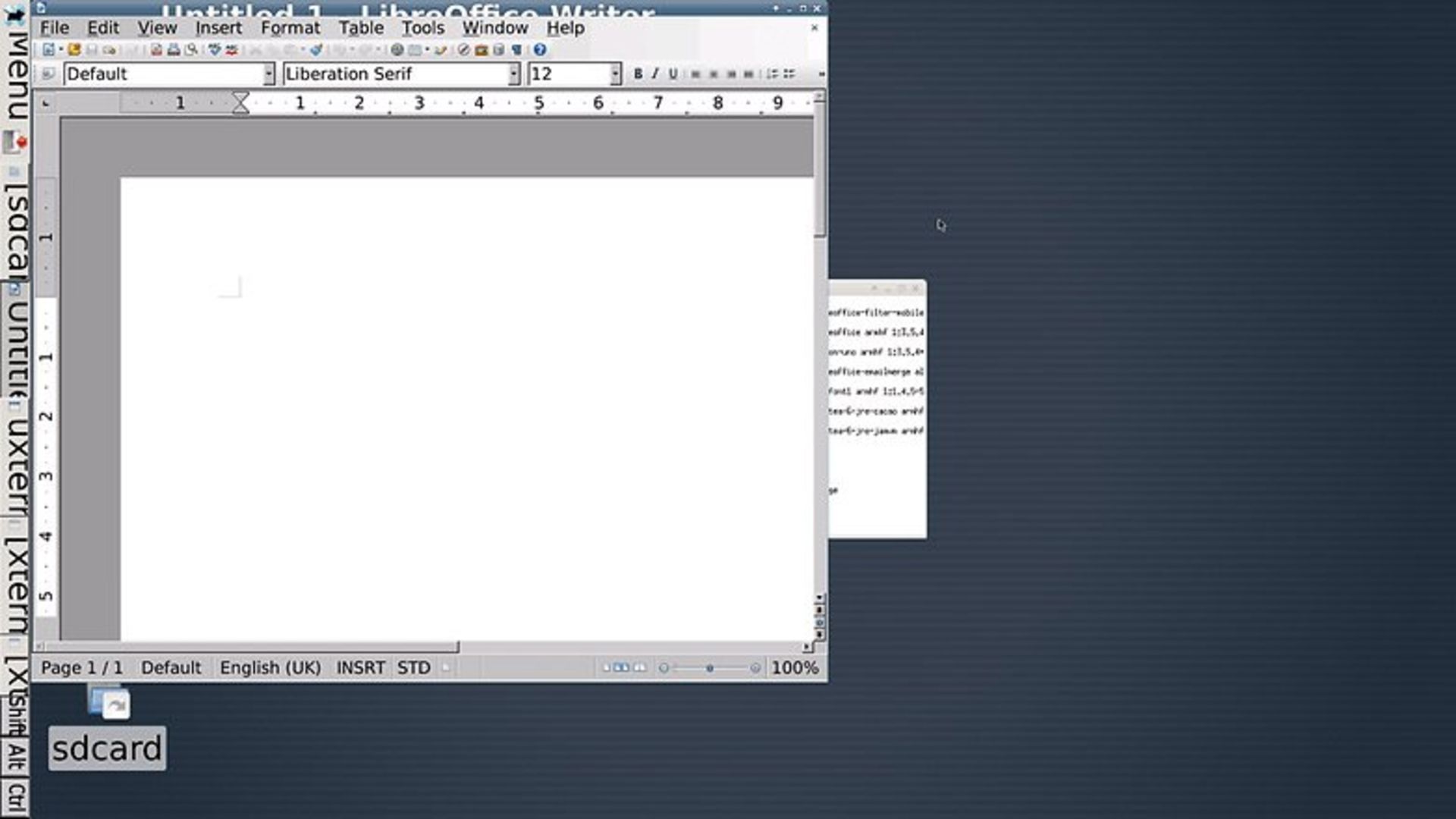 debian linux on android ce595