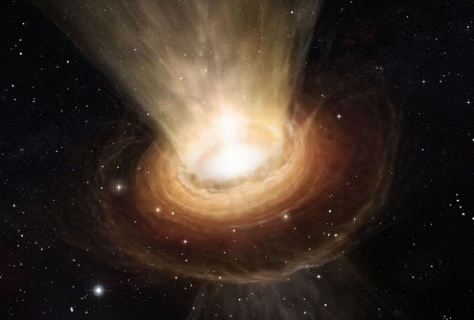 1 66d64 سیاه‌چاله مرکزی کهکشان راه شیری