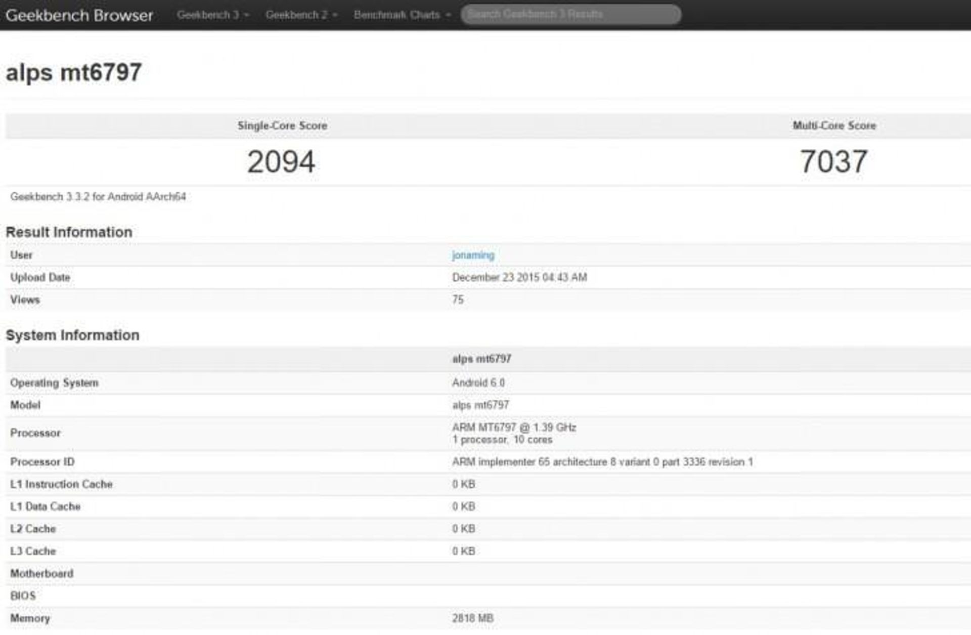 geekbench Helio X20