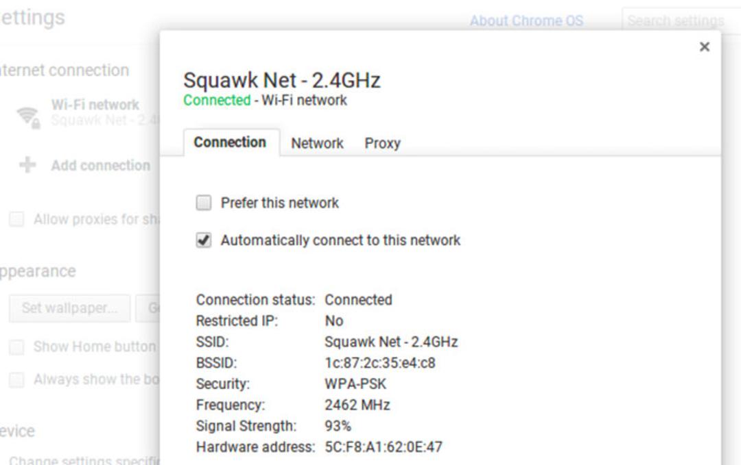 network information 10 9b2ac