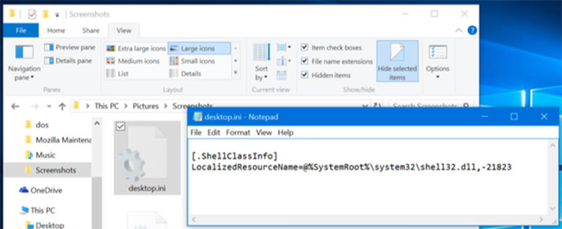 hidden file in folder 4 d0fd7