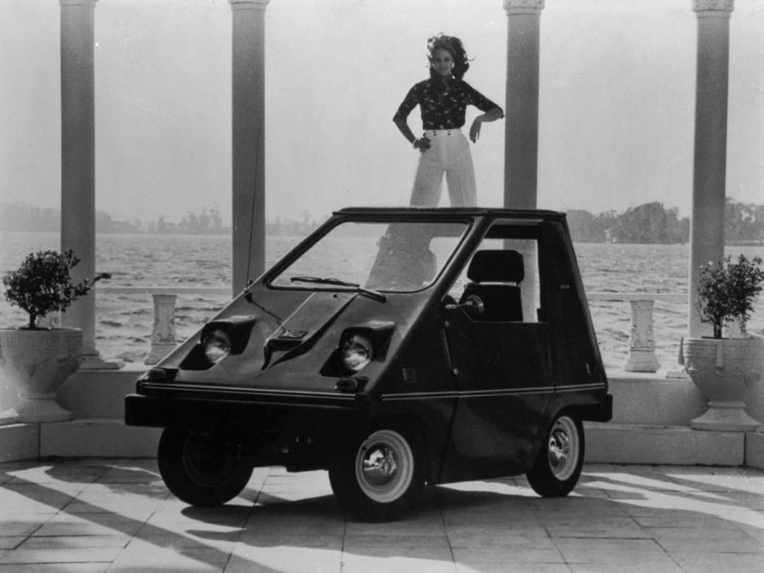 two companies became leaders in electric car production during the 1970s the first was sebring vanguard which produced over 2000 citicars faa02