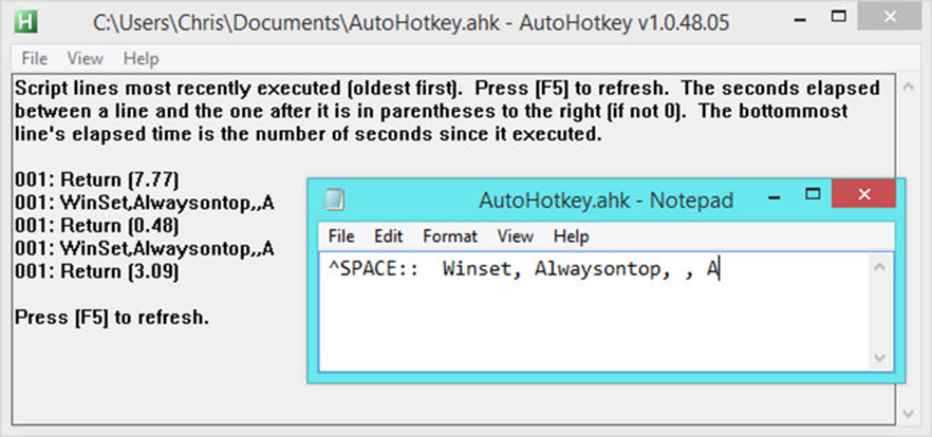 autohotkey 98245