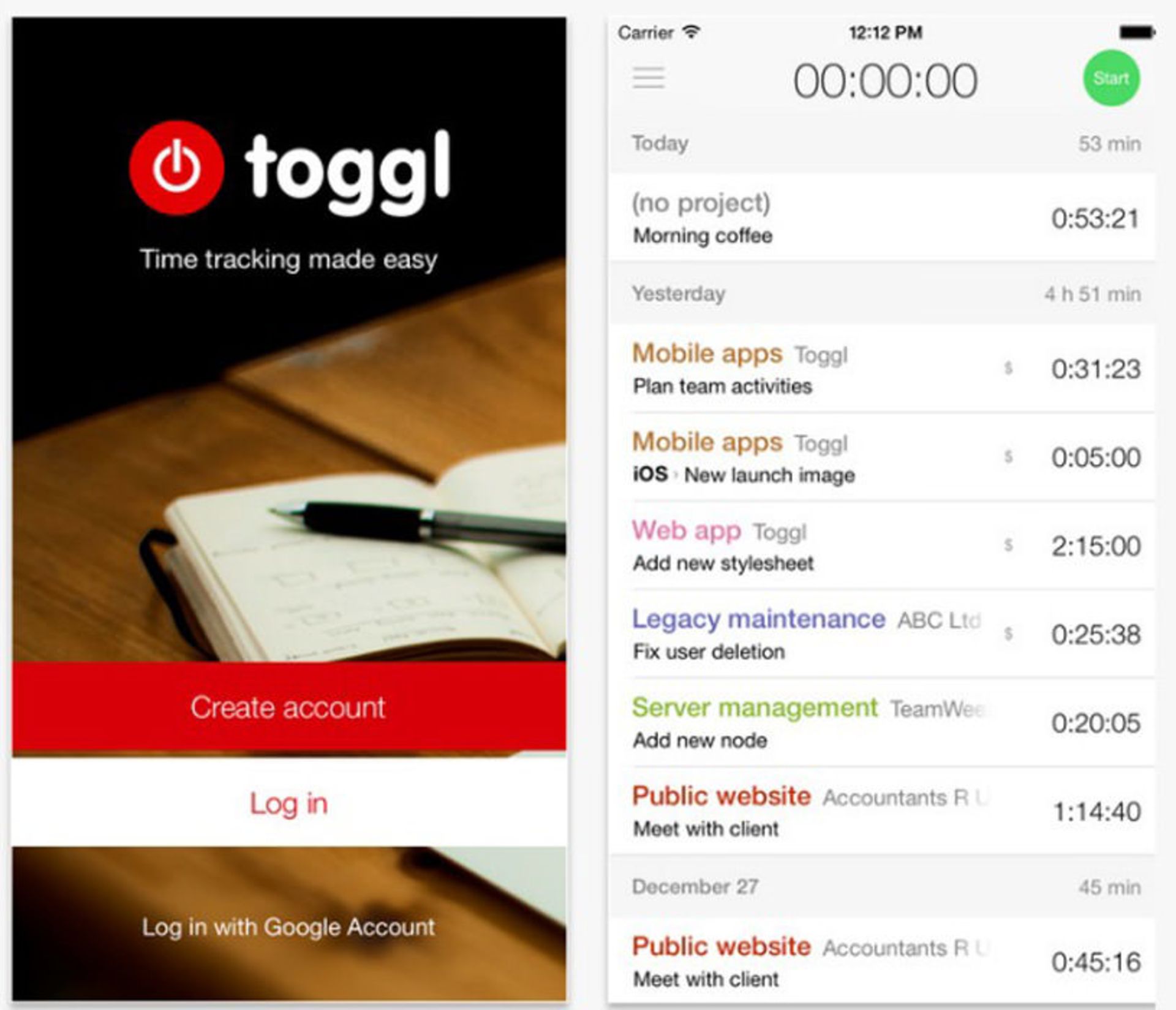 toggl app fa200