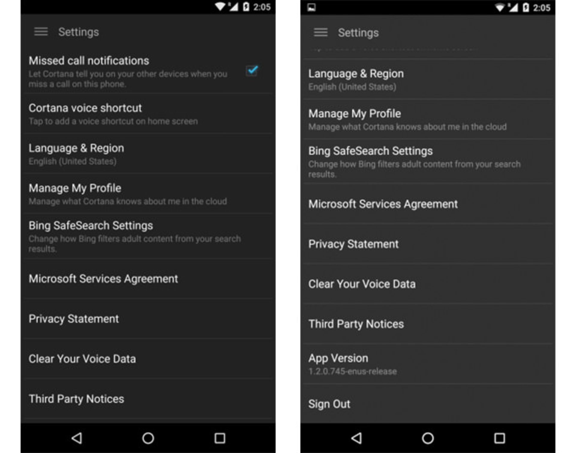 cortana for android 6 784aa