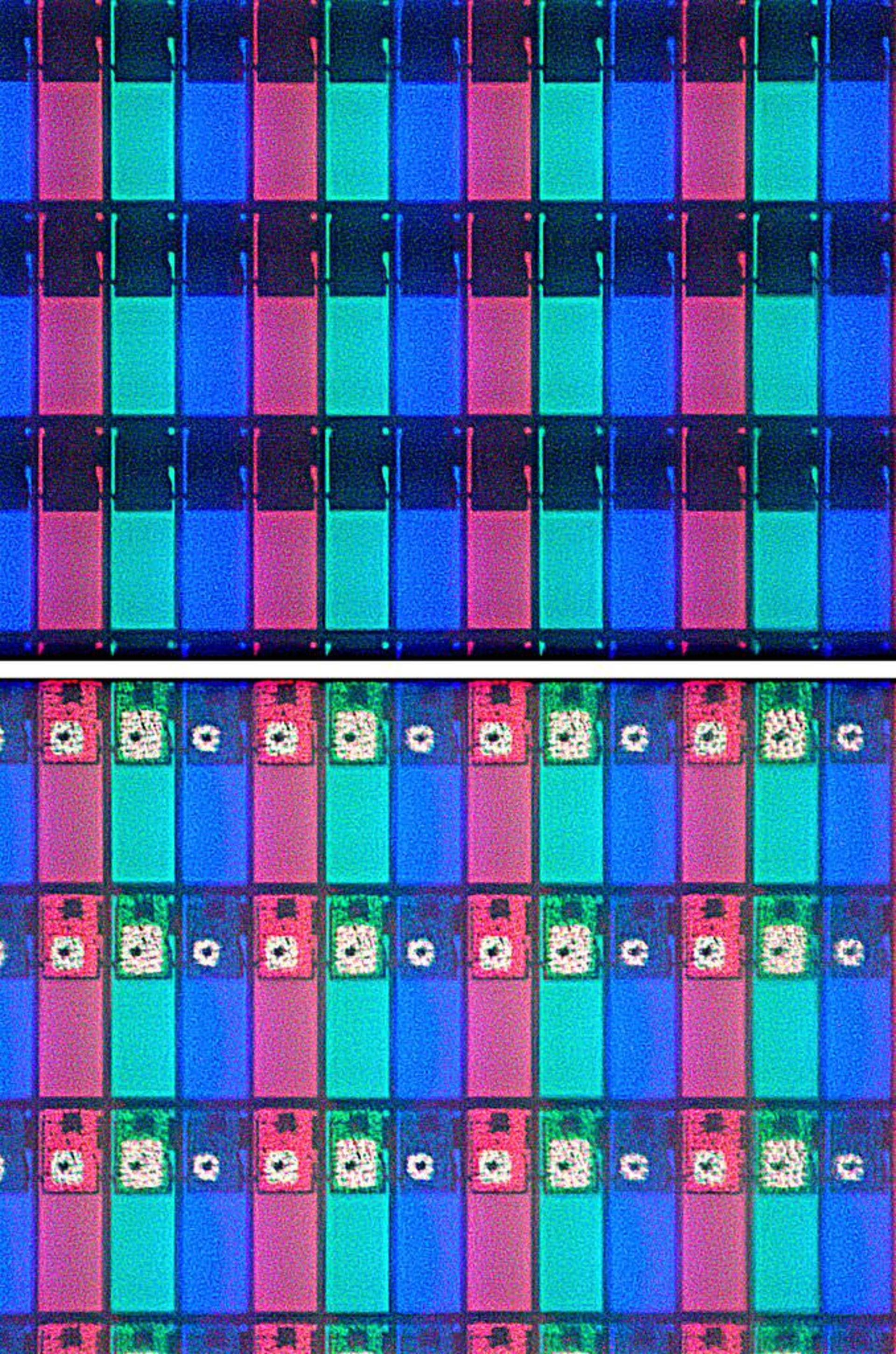 678px-Dell axim LCD under microscope 575px