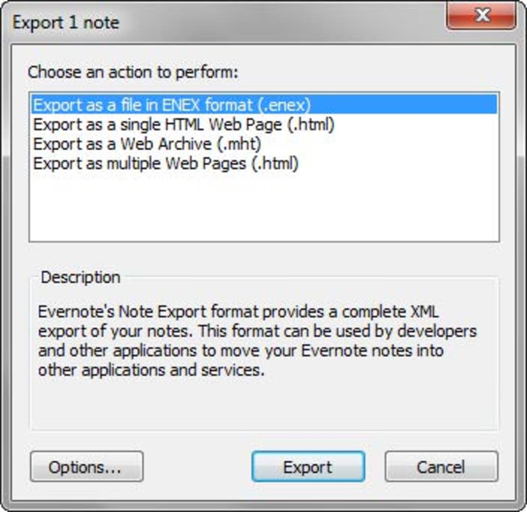 evernote-ecport