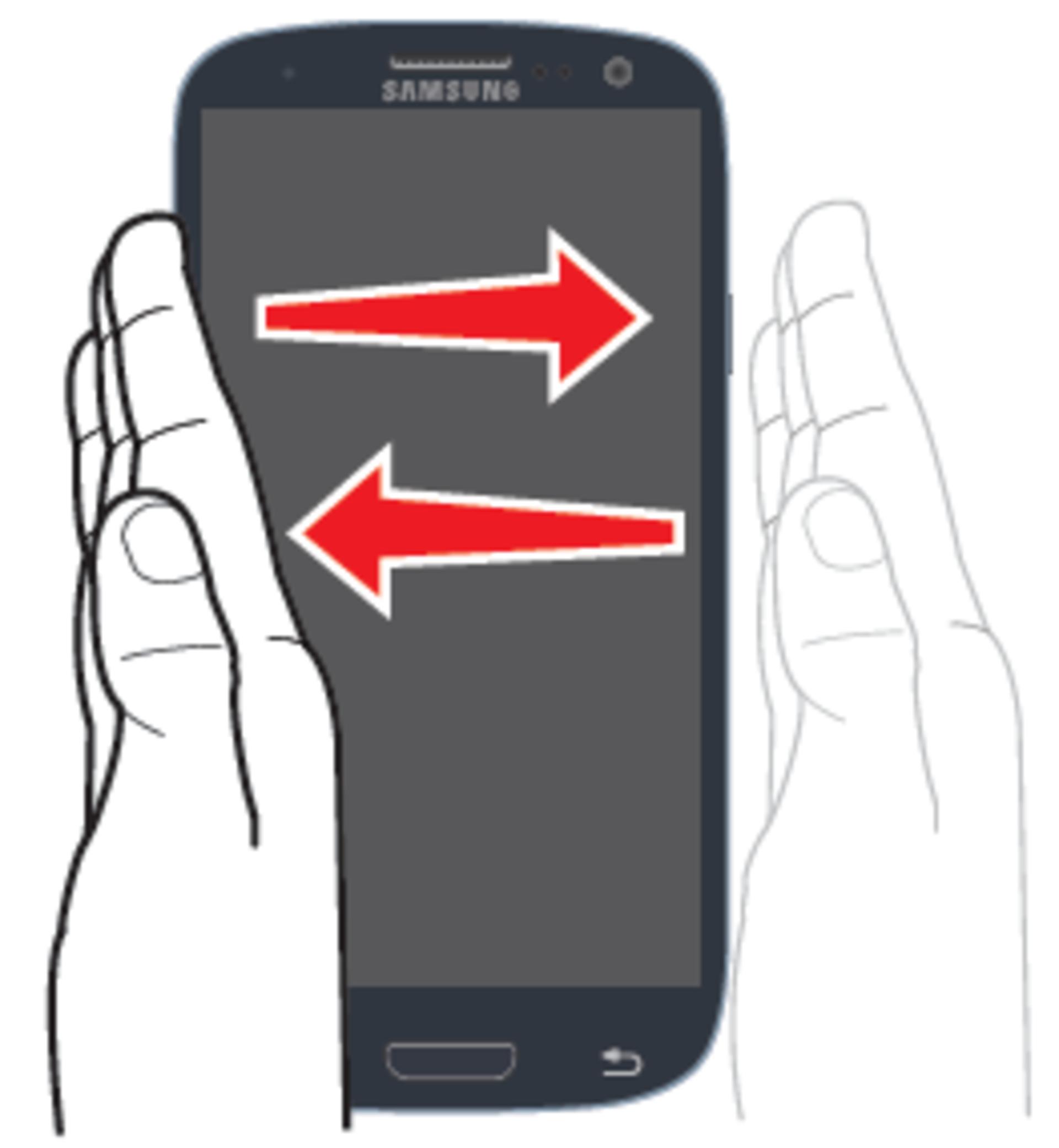 Galaxy S3 Gesture SwipeScreen