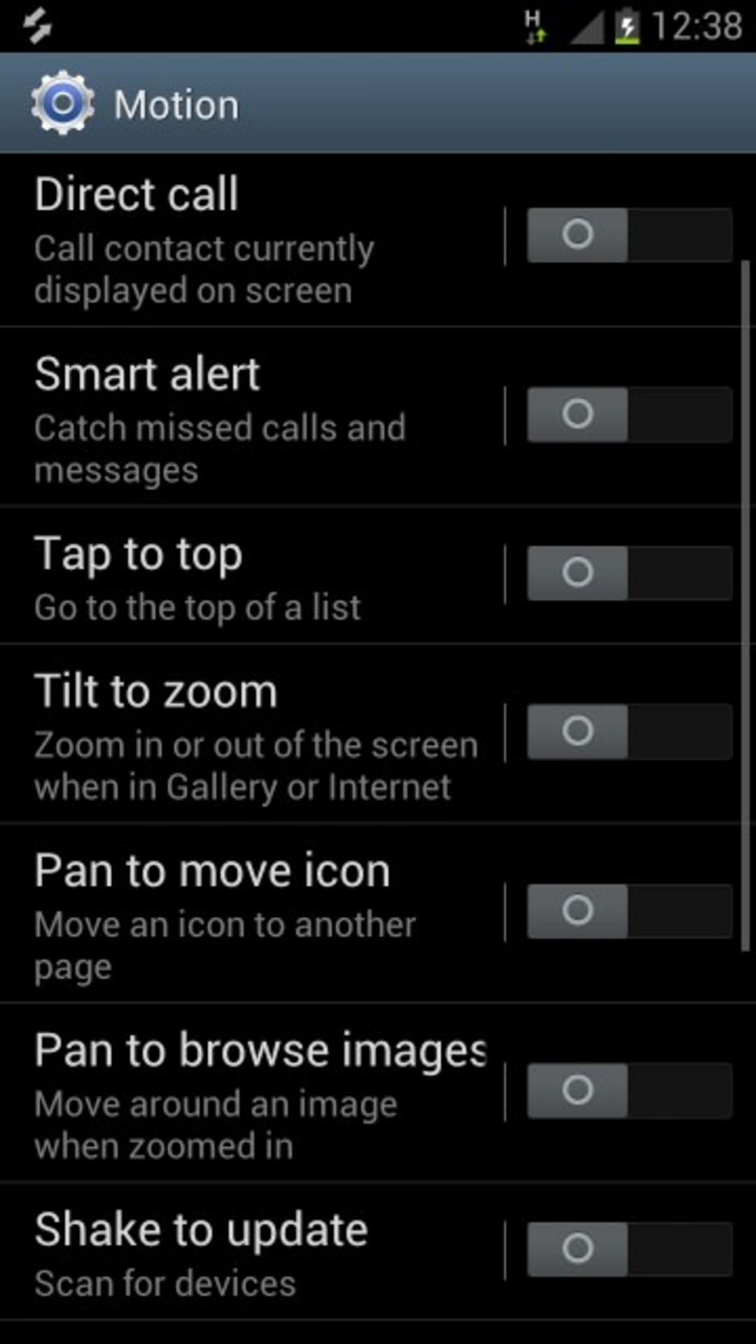 Galaxy S3 Motion