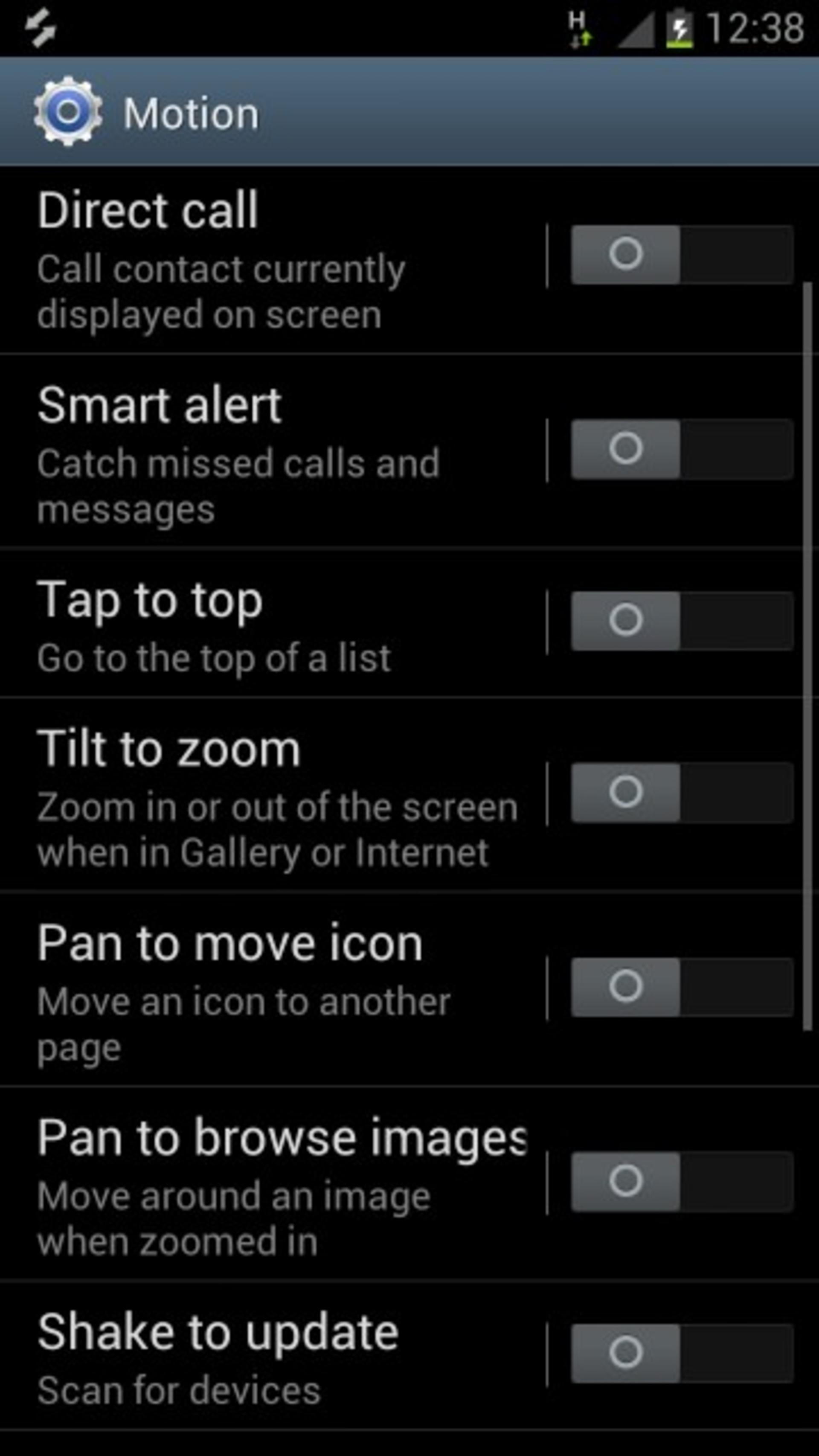 Galaxy S3 Motion