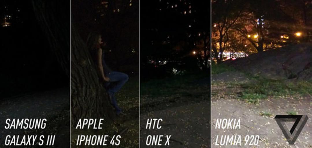 لومیا ۹۲۰ عکس با htc onex, galaxy s 3, iphone 4s