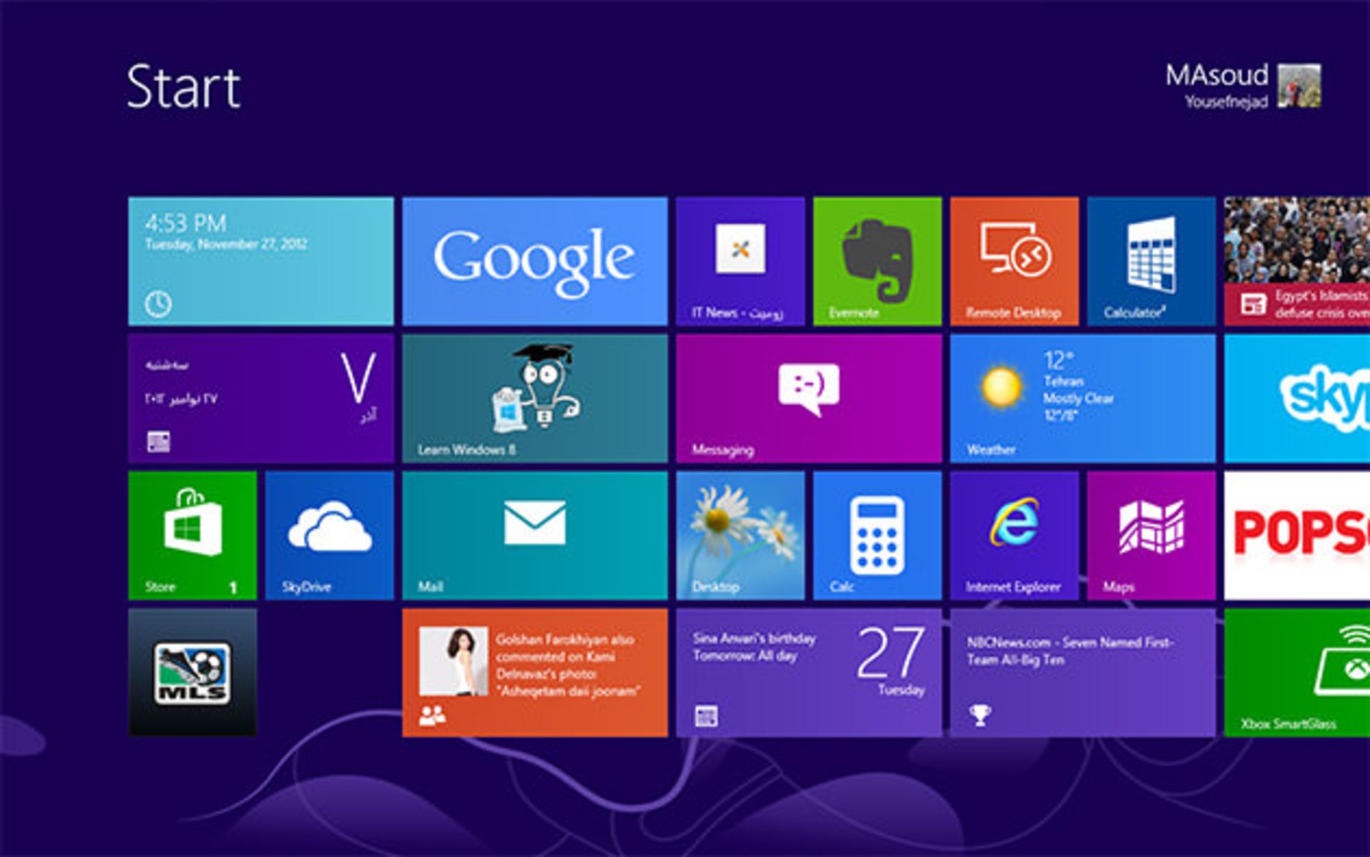 win8 scr s