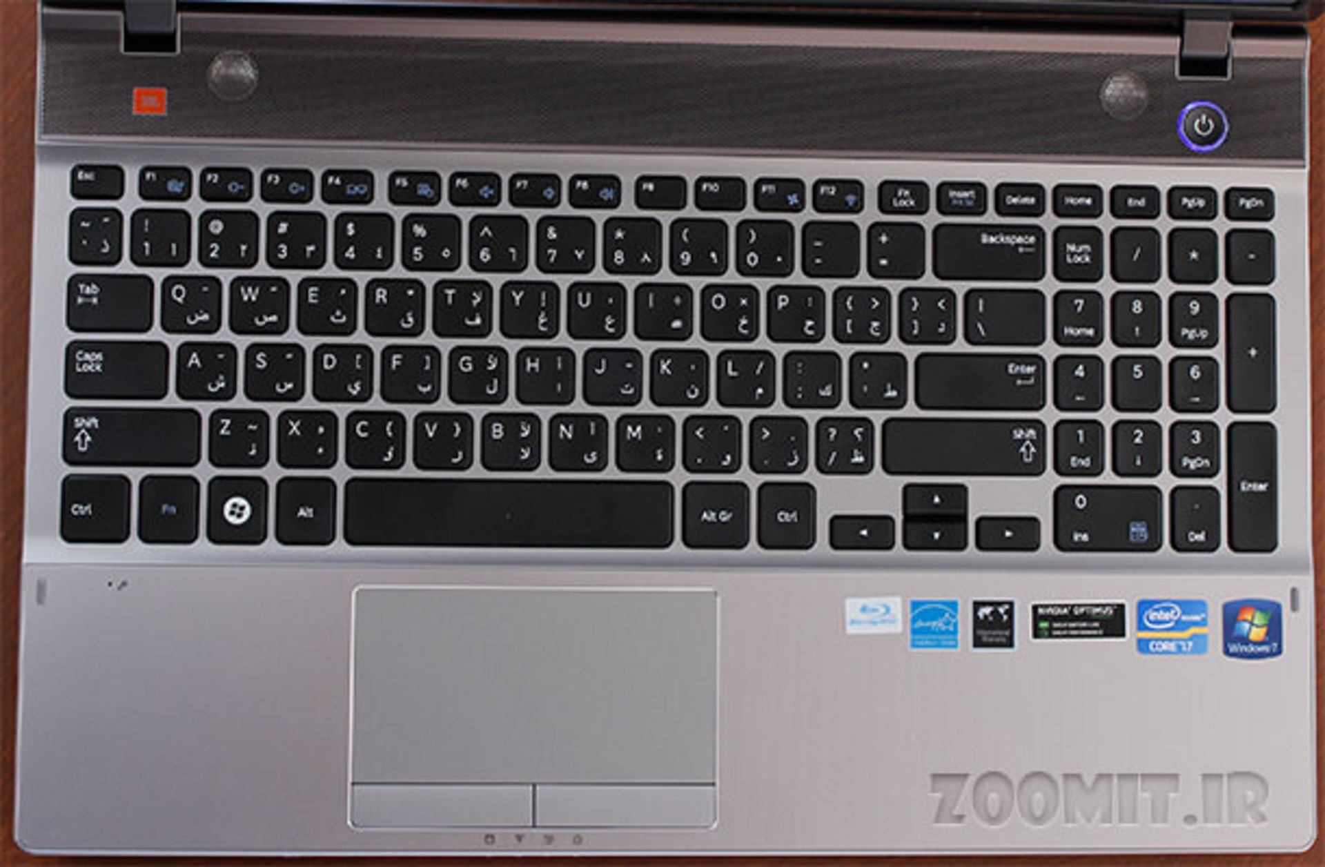 550P5C keyboard touchpad