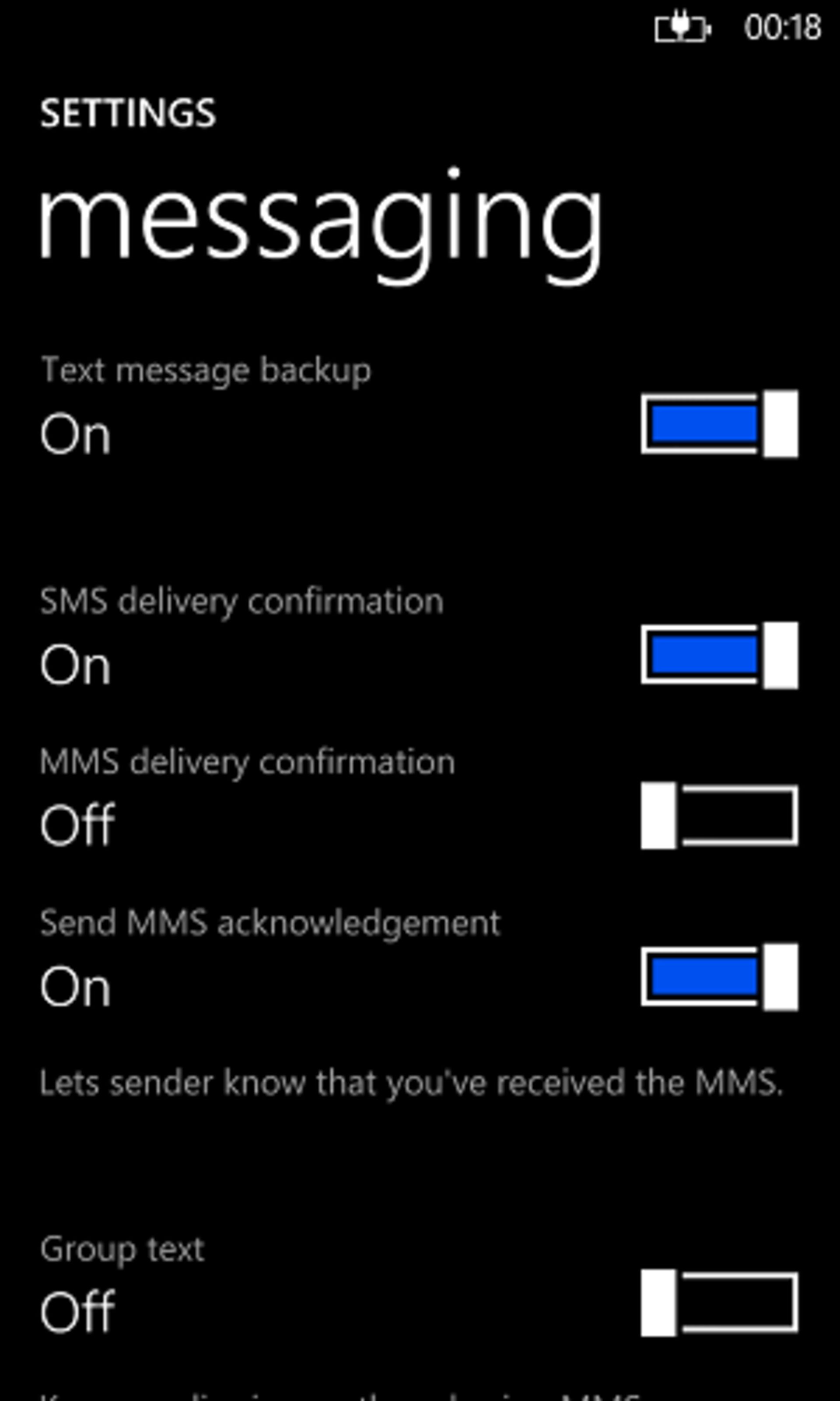 Messaging-Backup