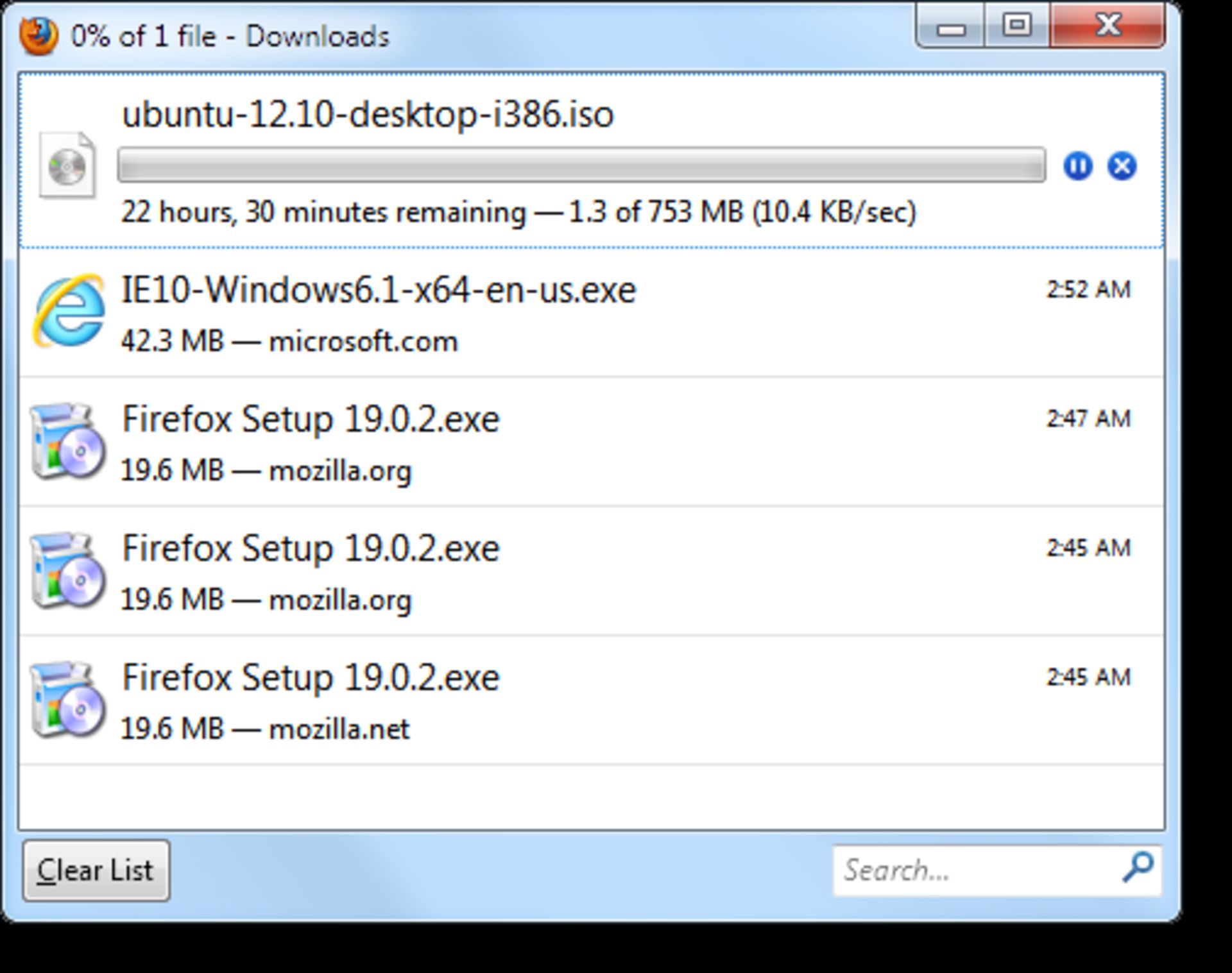 Firefox old download manager