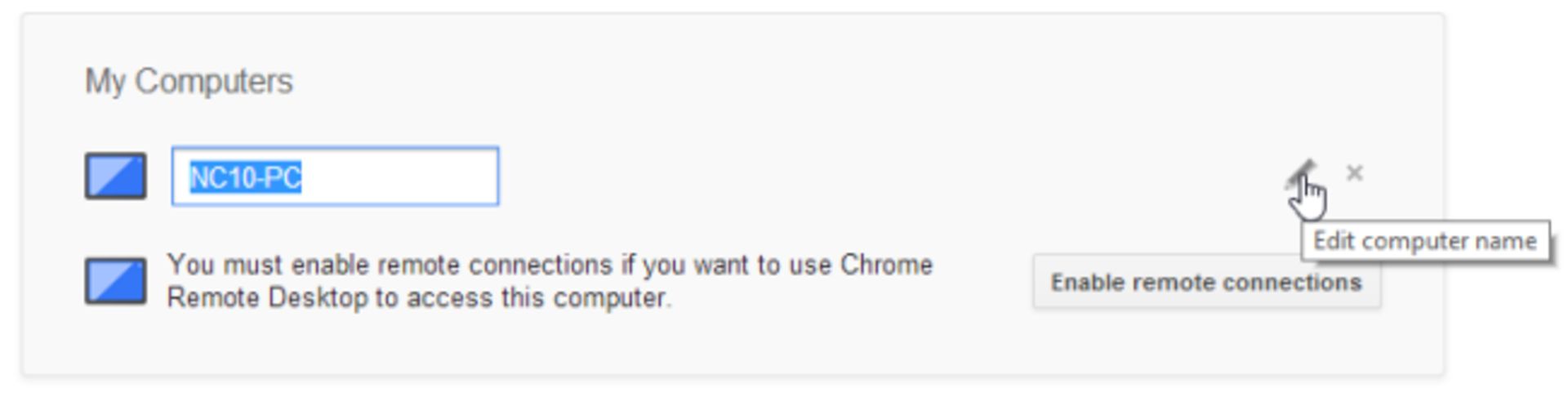 chrome remote 7