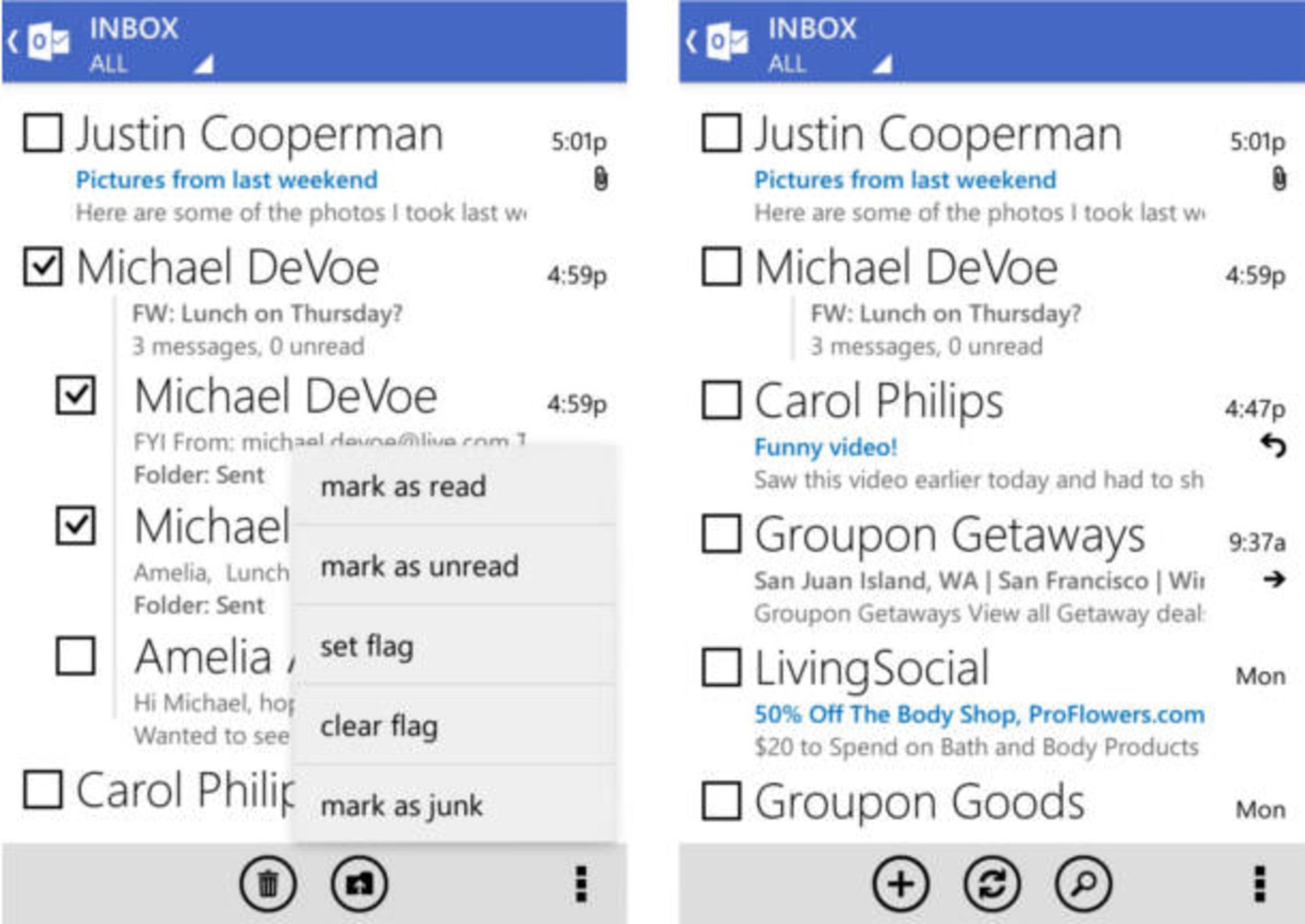 outlook.com app for android