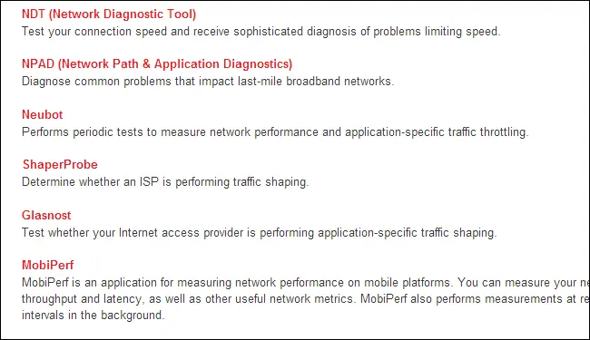 m-lab-internet-connection-testing-tools